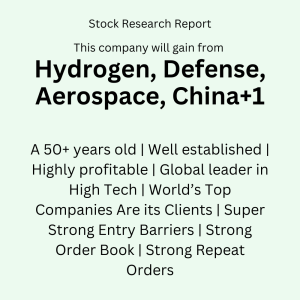 Green Energy, Defense, Aerospace, China+1 Stock